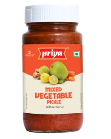 Priya Mixed Veg Pickle WoutG 300gm