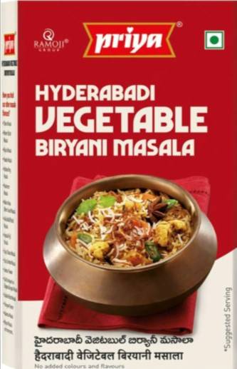Priya Hyderabadi Veg biriyaniMasala 50gm