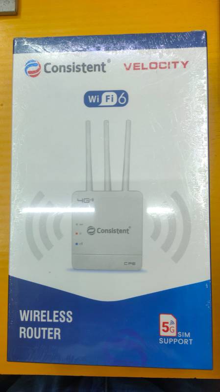 Consistent Wifi 6 Wireless Router 5g SIM Support