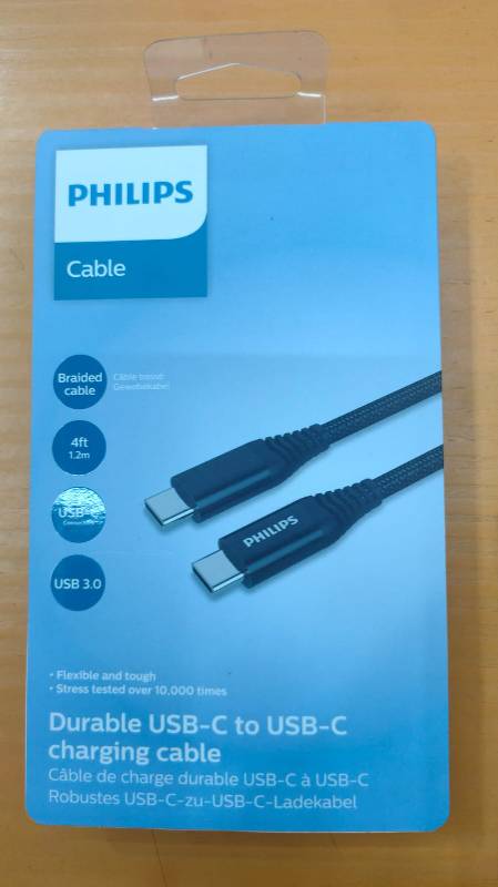 Philips USB Type C  to Type C  USB 3.0 Data Cable