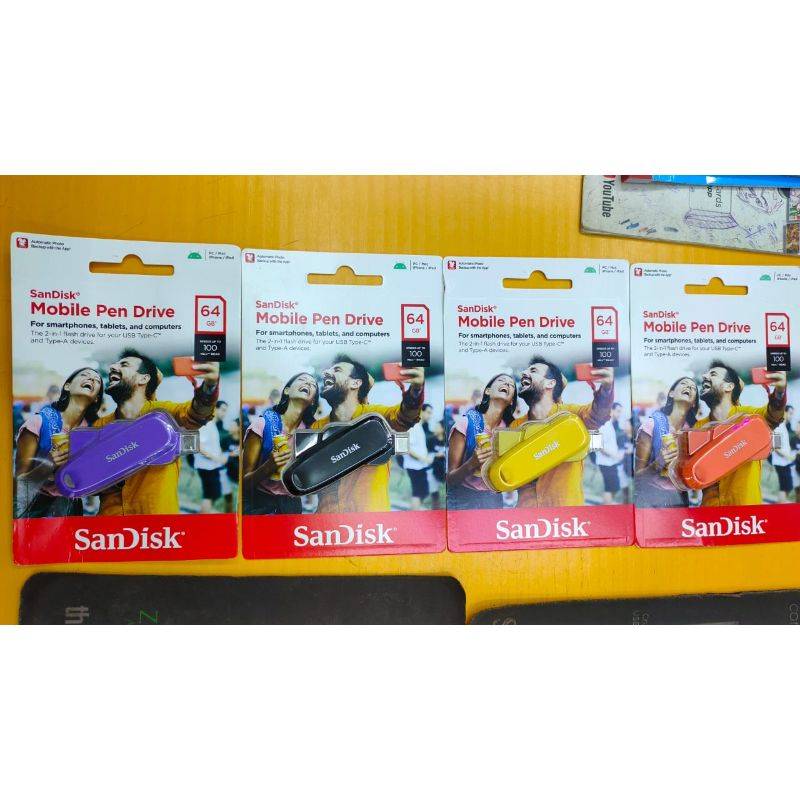 SanDisk 64GB Type C OTG Mobile Pendrive