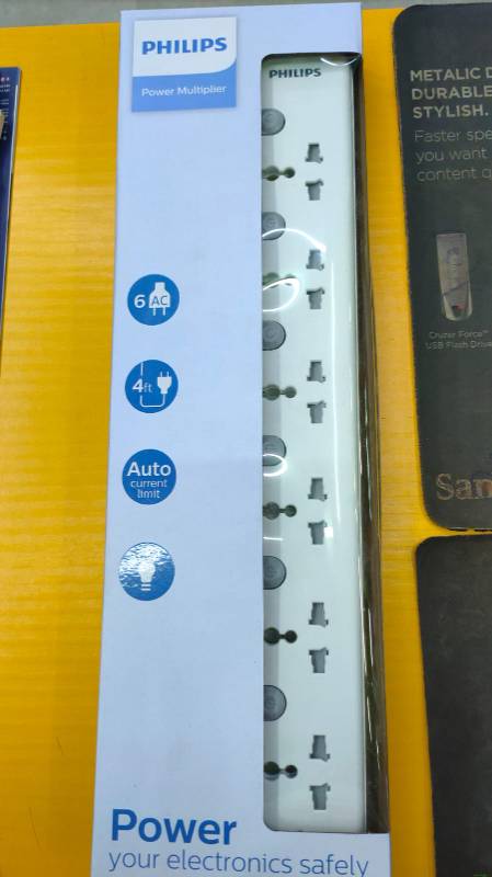 Philips 4ft. Extension Co-ord - 6 AC
