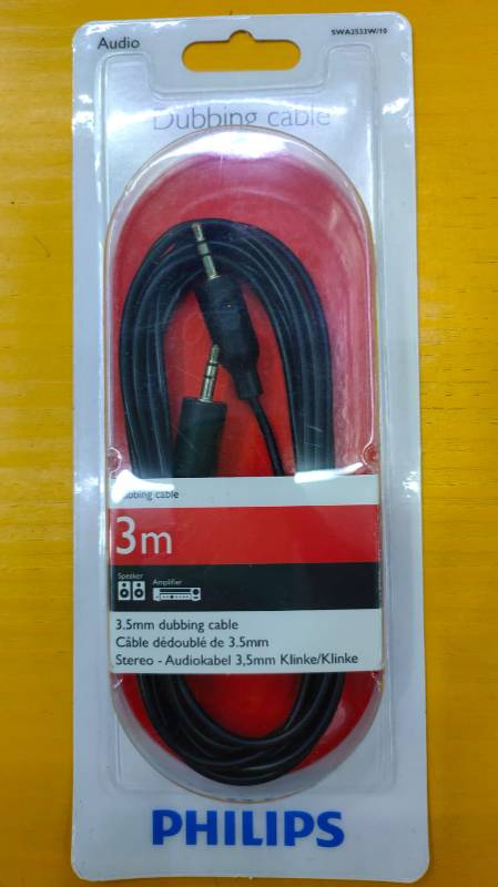 Philips 3M 3.5mm Aux Cable