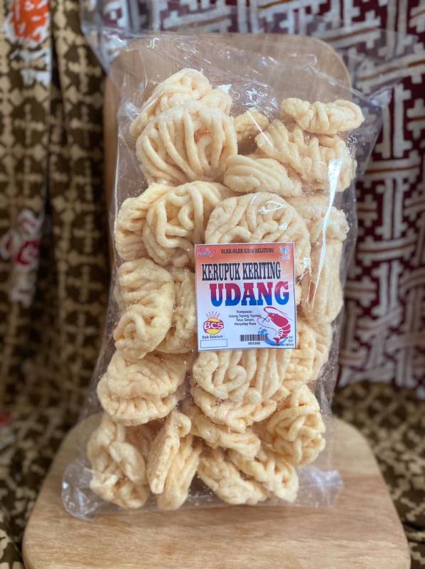 KERUPUK KERITING UDANG BESAR