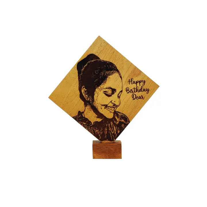 Personalized Photo Carved Wooden Plaque