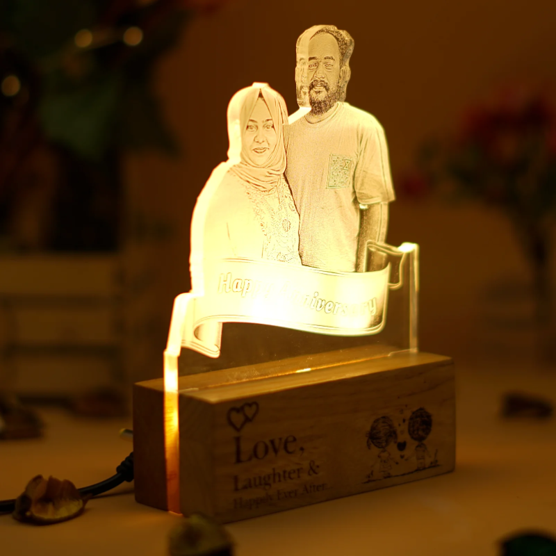 Illuminate your life with our personalized 3D photo lamp!