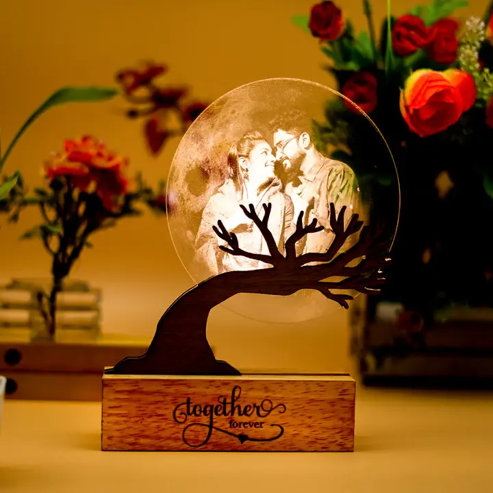 Moon Tree Customized Acrylic 3D LAMP