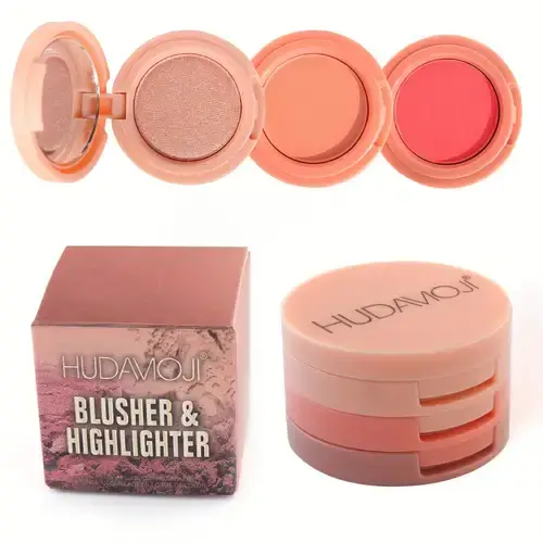 3 In 1 Hudamoji Blusher & Highlighter