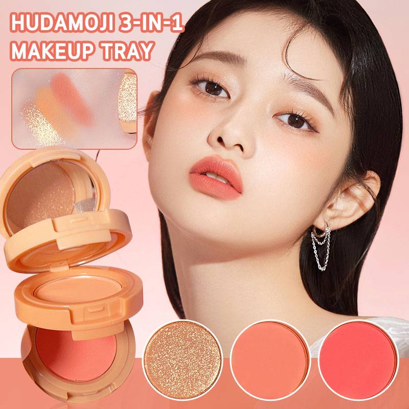 3 In 1 Hudamoji Blusher & Highlighter