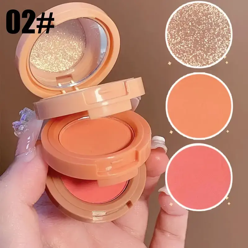 3 In 1 Hudamoji Blusher & Highlighter