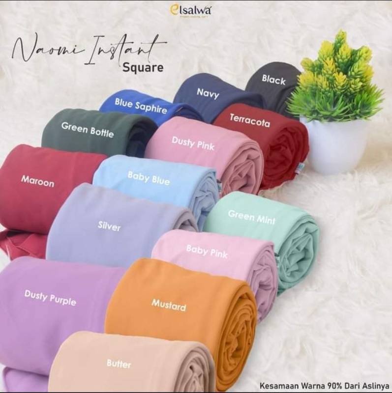 Hijab Naomi Segiempat