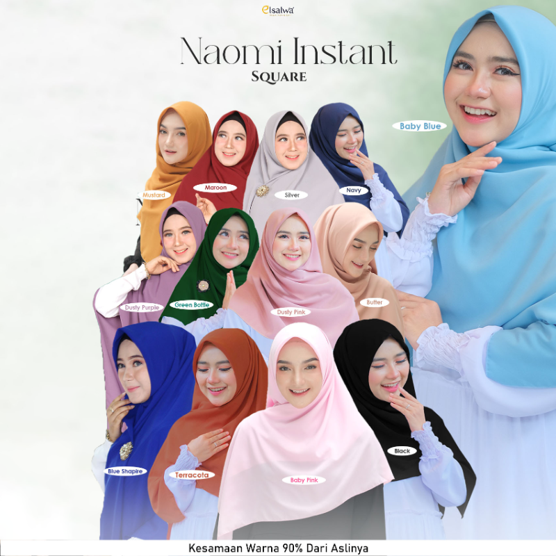 Hijab Naomi Instan (130cm)