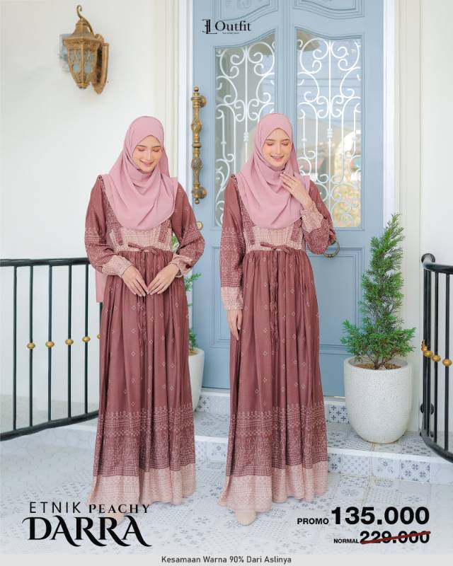 DARRA DRESS Size L (peachy)