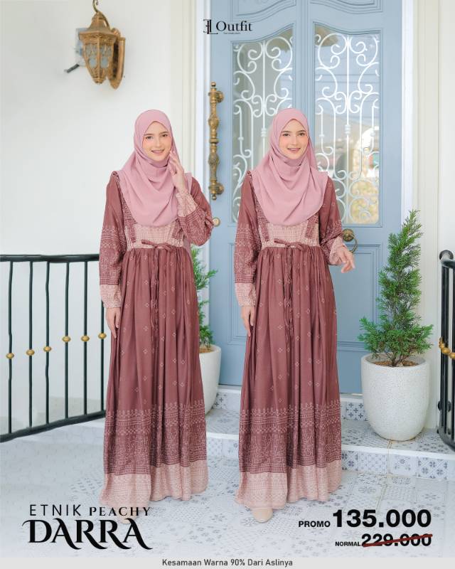 DARRA DRESS Size M (peachy)