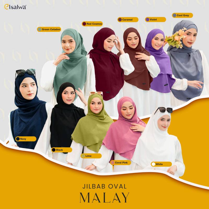 Hijab Oval Malay