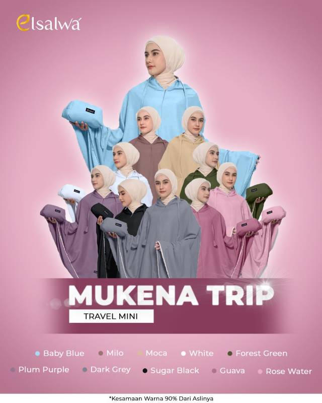 Mukena Trip Travel Mini 2in1