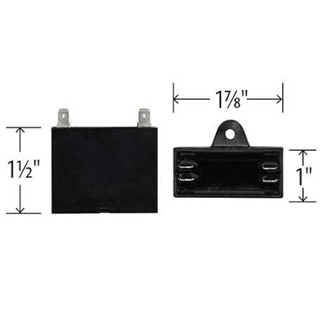 Capacitor de 6 mf 450v cuadrado