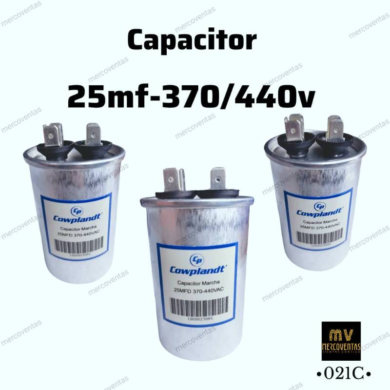 Capacitor de marcha 25 mf 450v