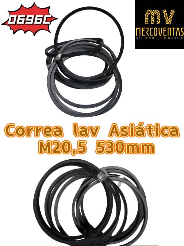 Correa Lav Asiatica M 20,5 530 mm