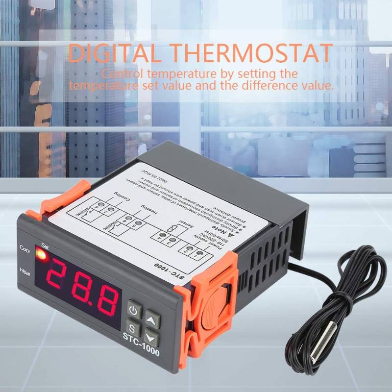 Controlador de Tempreratura STC-1000 Digital 110-220v 1 sensor