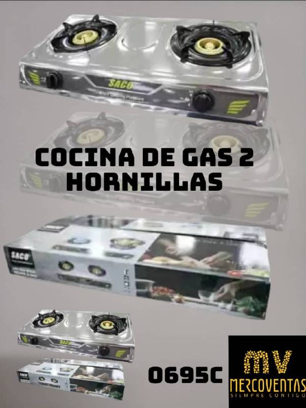 Cocina de Gas 2 hornillas