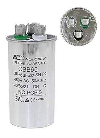 Capacitor de marcha 30+5 mf 370/440v
