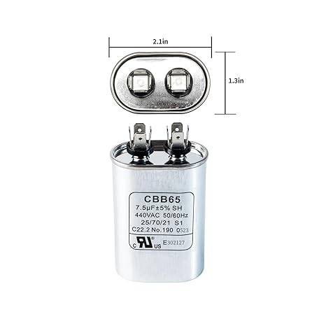 Capacitor de 7.5 mf 370-440v