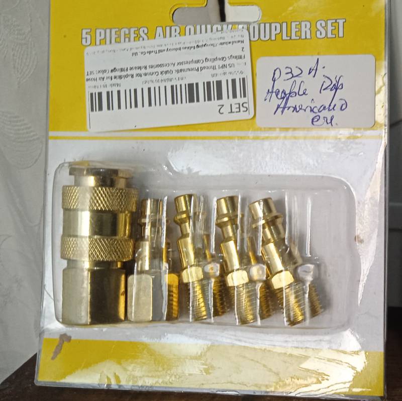 Acoplador rápido americano 5 piezas 1/4"