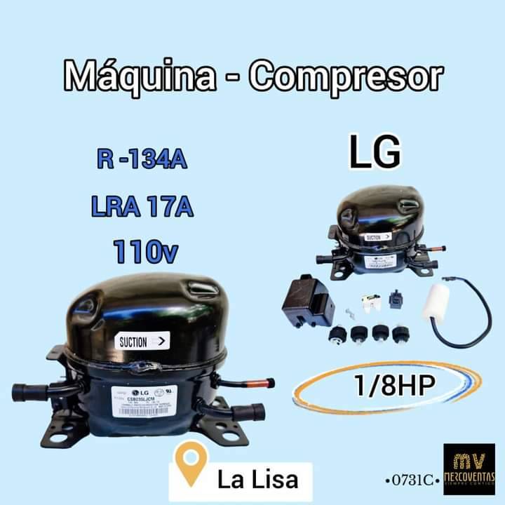 Compresor R134 110v 1/8 hp LG