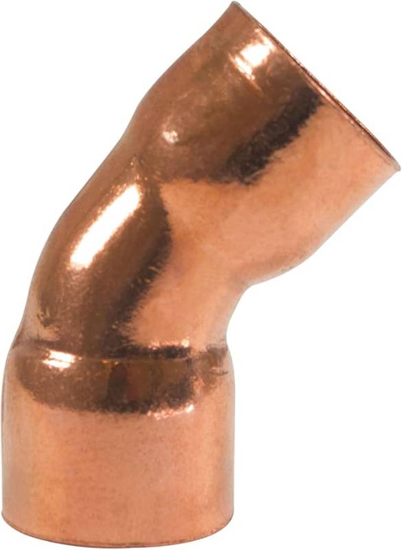 Codo de Cobre Soldable 45 º 7/8 ''