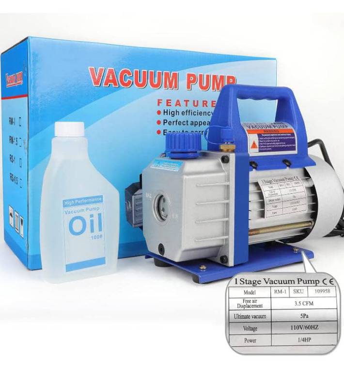 Bomba de vacio 1 etapa 3,5cfm 110V GYZJ