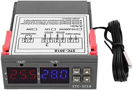 Controlador de Tempreratura Dual STC-3018 Digital 110-220v 1 sensor