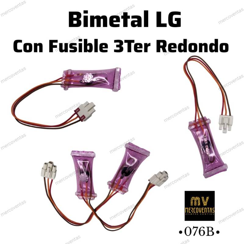 Bimetal LG con fusible 3 ter redondo