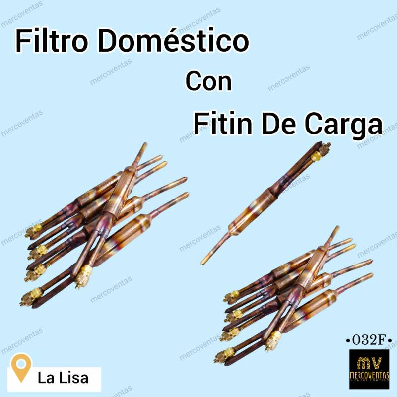 Filtro domestico con fitin de carga
