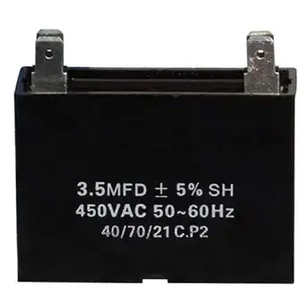 Capacitor de 3.5 mf 450v cuadrado
