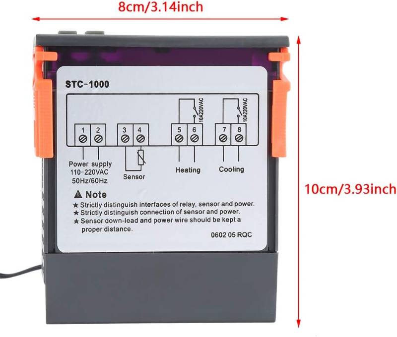 Controlador de Tempreratura STC-1000 Digital 110-220v 1 sensor