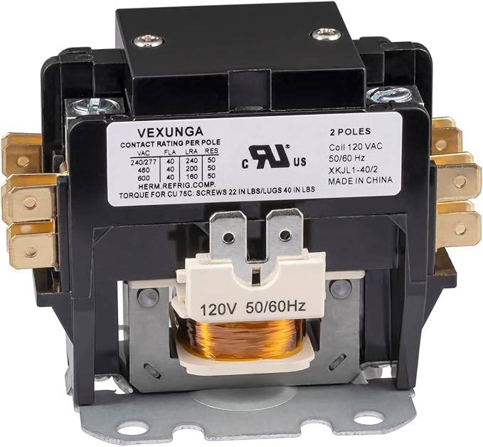 Contactor Magnético 2 polos 120v 40a