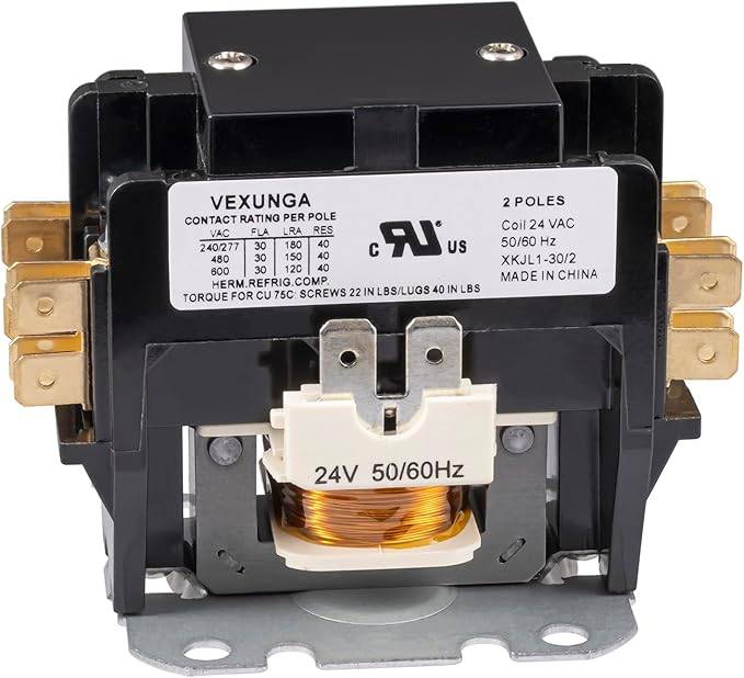 Contactor Magnético 2 polos 24v 30a