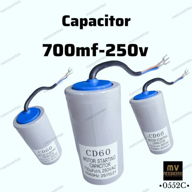 Capacitor de Arranque  700µF 250v
