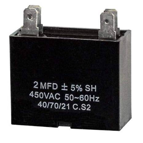 Capacitor de 2 mf 450v cuadrado