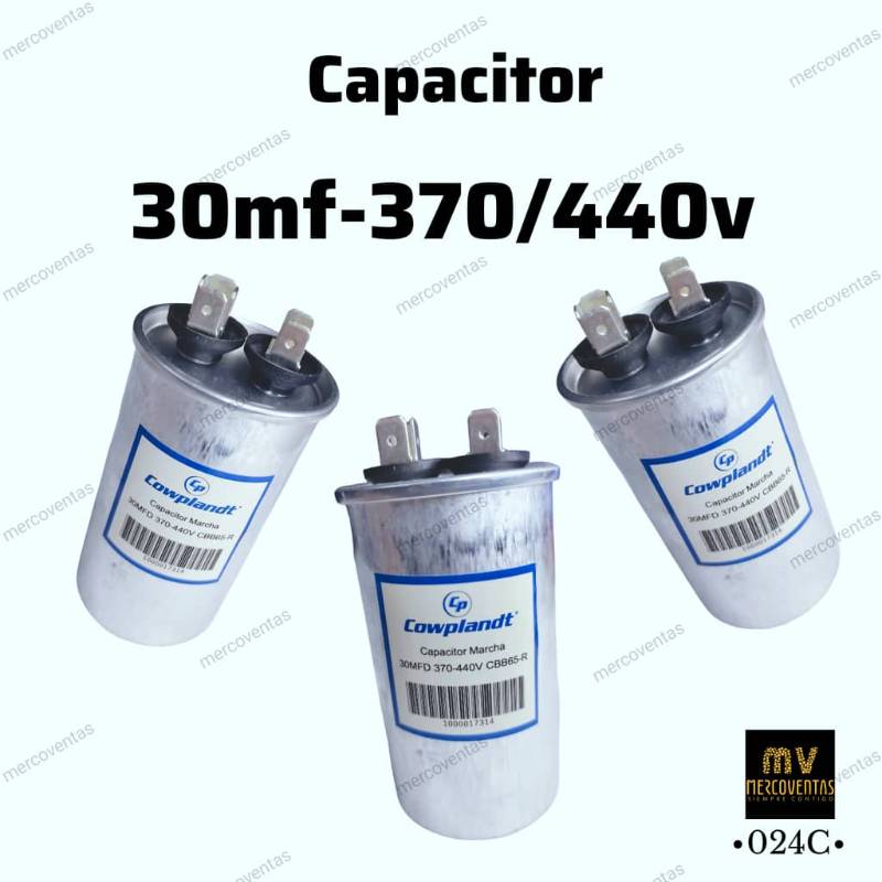 Capacitor de marcha 30 mf 370/440v