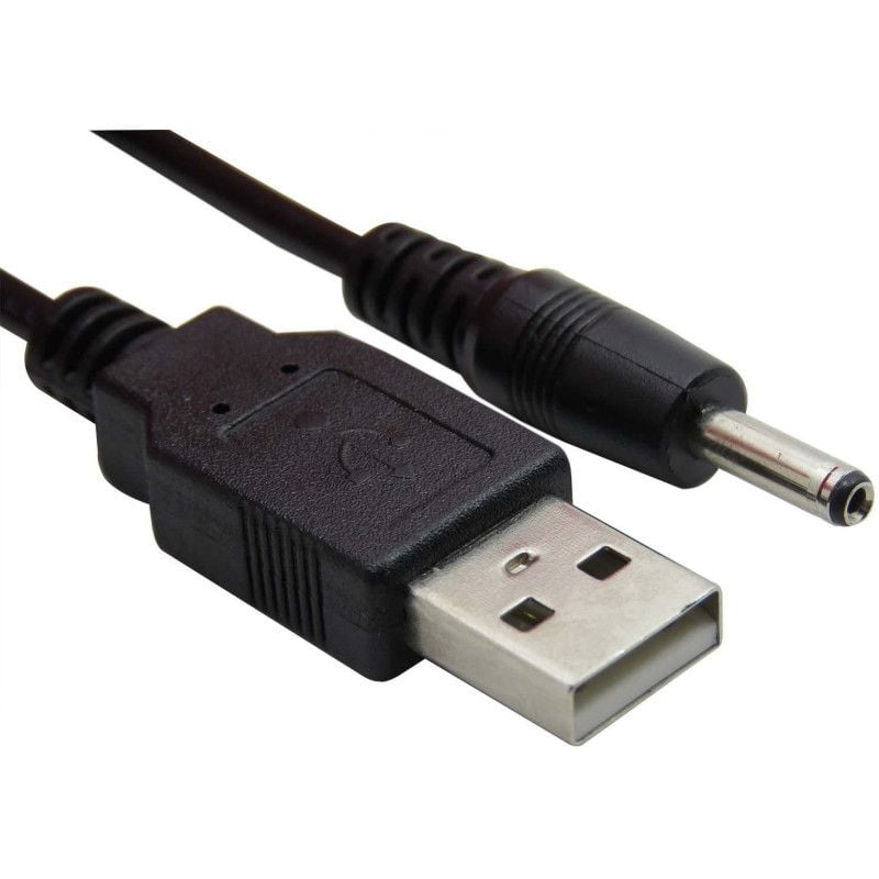 Cable USB Ficha Pin Mediana 60cm DC 5V