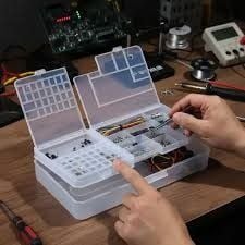 Yaxun 2303 Caja Organizadora Plastica, Doble Fondo