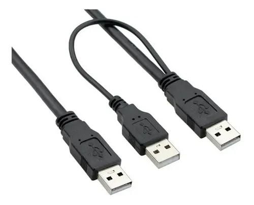 Cable USB a Doble USB 2.0