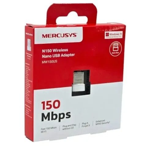 Adaptador Inalambrico Mercusys MW150US 150Mbps USB