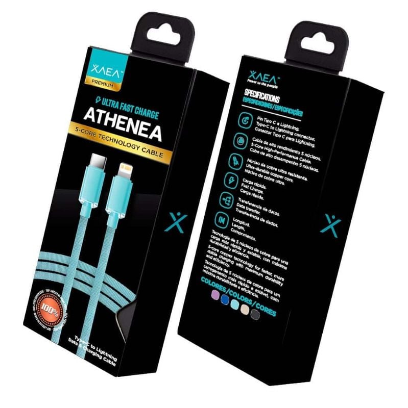 Xaea MODX-098 ATHENEA Cable Tipo C a Ligthining (Iphone)
