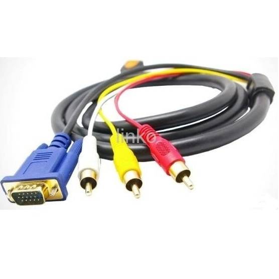 Cable VGA a RCA, (Video Component)