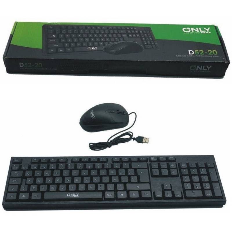 Combo Only Teclado y Mouse USB