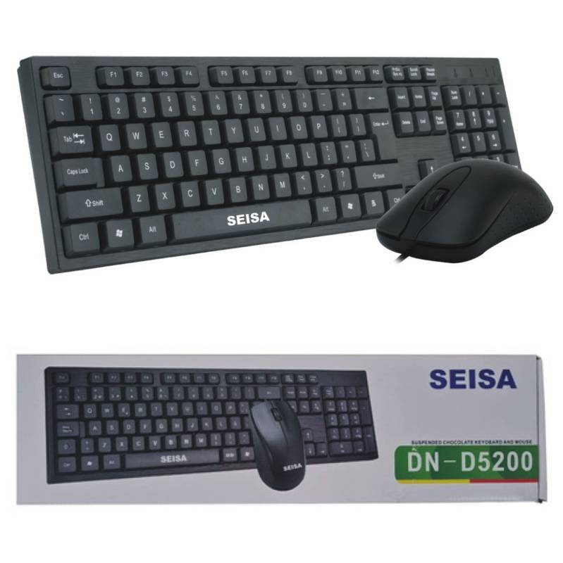 Seisa DN-D5200. Combo Teclado y Mouse USB