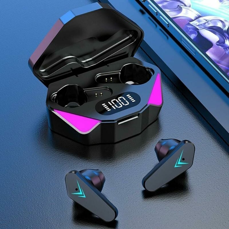 Bluetooth TWS Gamer 5.2 LED RGB